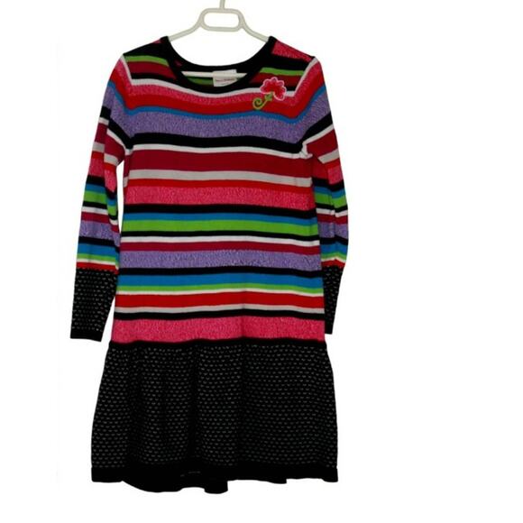 Hanna Anderson Brightly Colored Knit Dress Size US 8 (EU 180) - Picture 2 of 9